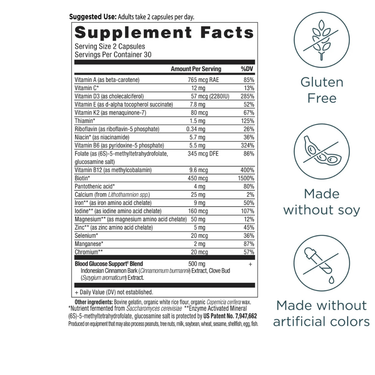 BLOOD SUGAR SUPPORT MULTIVITAMIN